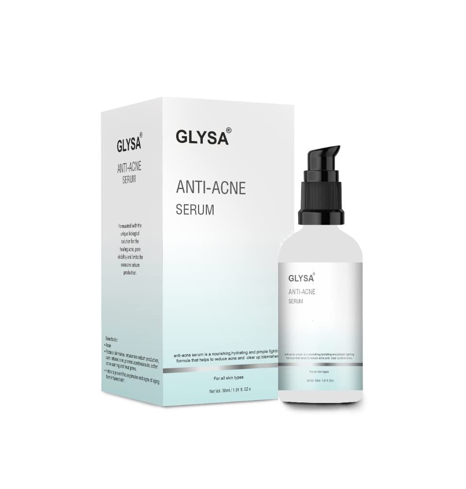 GLYSA- ANTI-ACNE SERUM-30ml. Clear Skin, Confident You: Discover